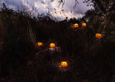 Halloween in Moultonborough Village, NH
